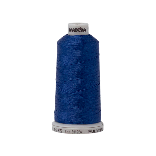 1975 Blue PolyNeon 40 Embroidery Thread