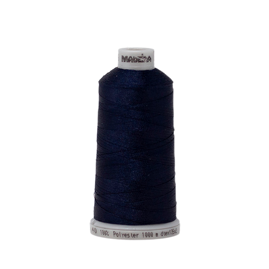 1976 Blue PolyNeon 40 Embroidery Thread