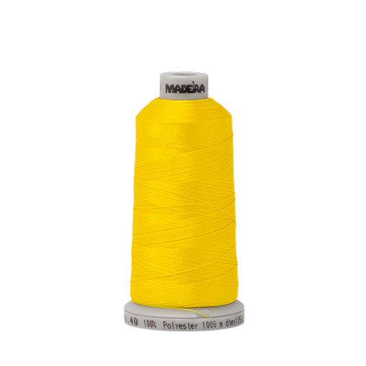 1980 Yellow PolyNeon 40 Embroidery Thread
