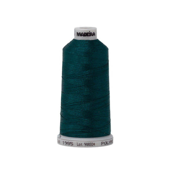 1985 Green PolyNeon 40 Embroidery Thread