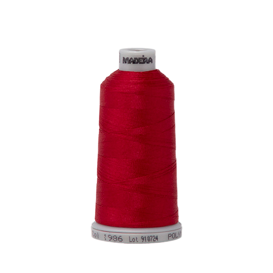 1986 Red Pink PolyNeon 40 Embroidery Thread