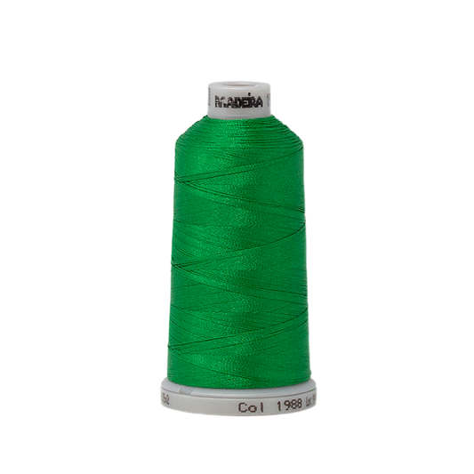 1988 Green PolyNeon 40 Embroidery Thread