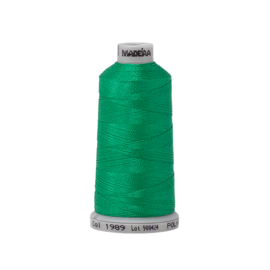 1989 Green PolyNeon 40 Embroidery Thread