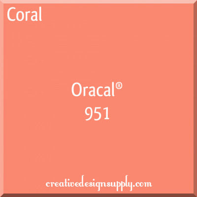 Coral Oracal 951 15"