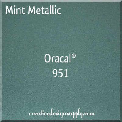 Mint Metallic Oracal 951 15"