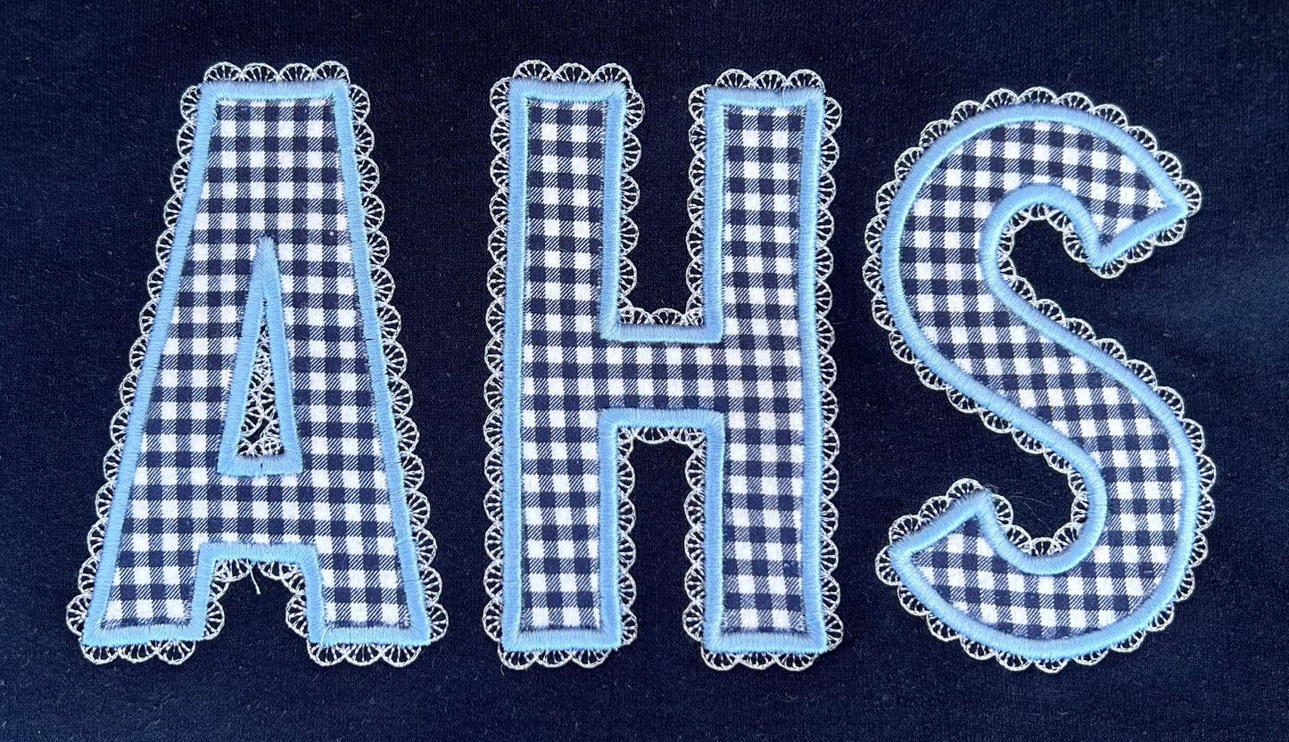 AHS 2 Lace Applique Gildan Crewneck