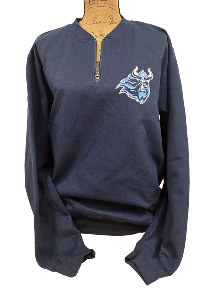 AVB Navy SS Qtr Zip