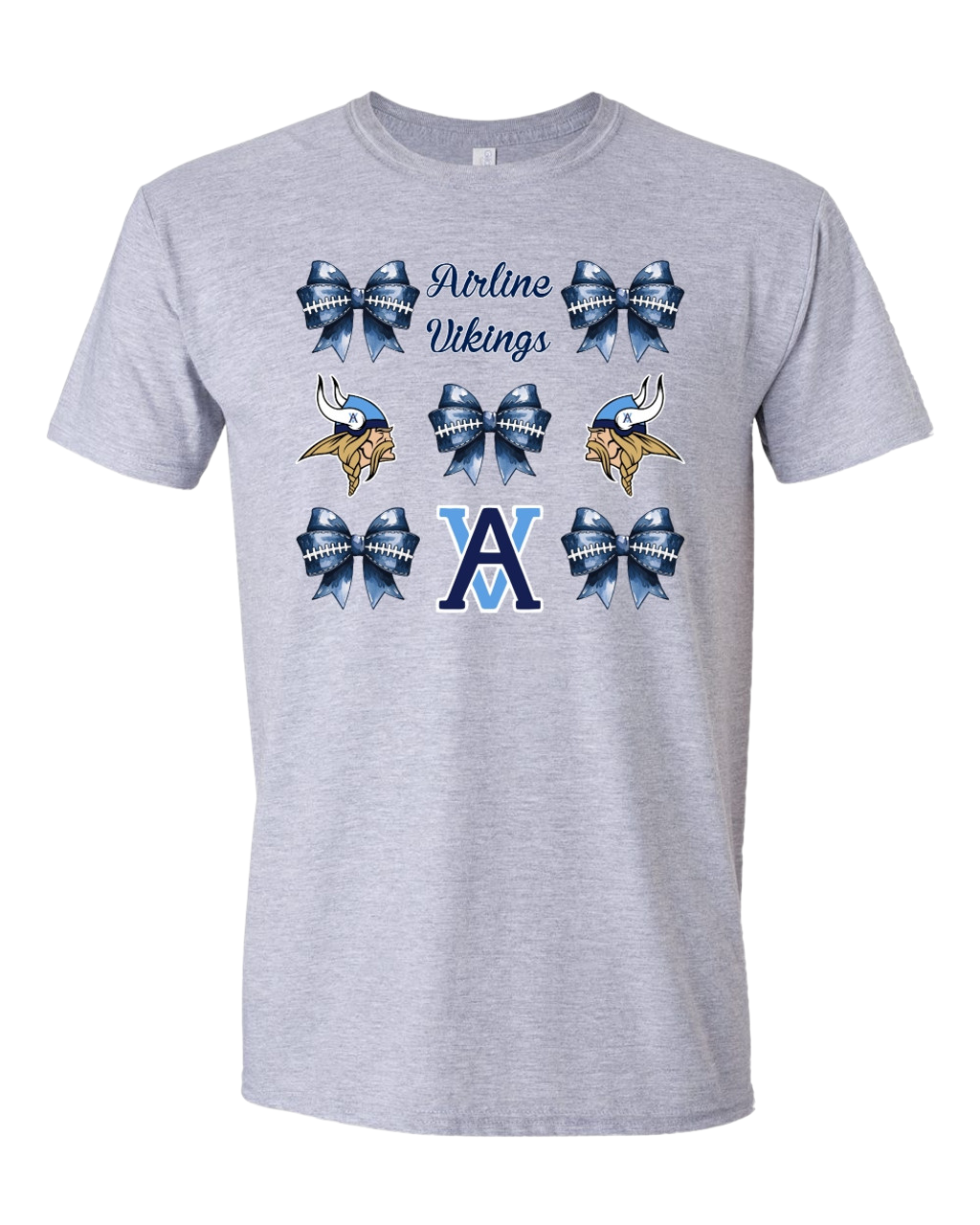 AVB Bows Sport Grey 2 SS Tee