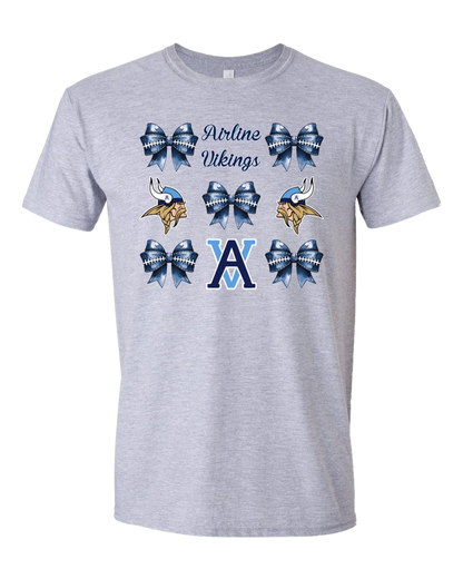 AVB Bows Sport Grey 2 SS Tee
