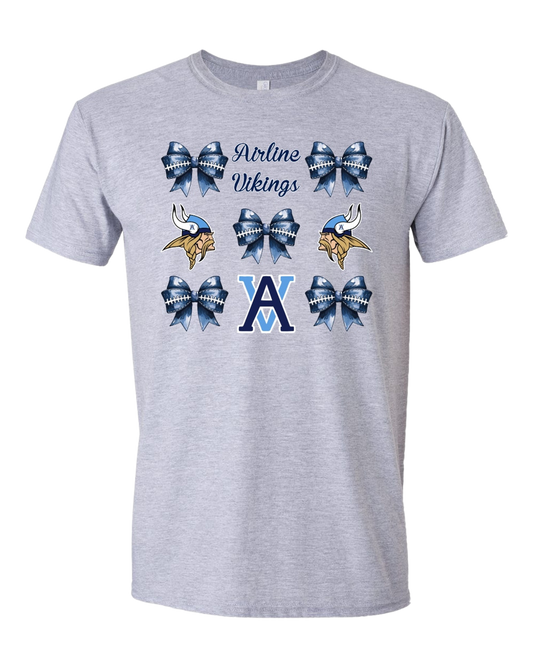 AVB Bows Sport Grey 2 SS Tee