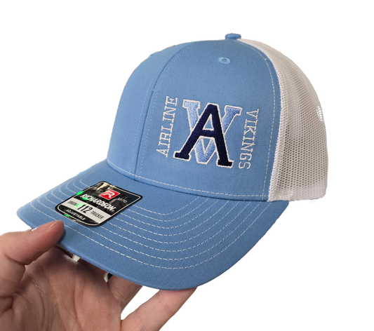 AVB Columbia Blue/White Hat