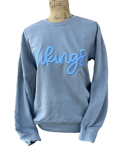 AVB Vikings Grey Crewneck EMB