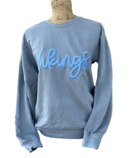 AVB Vikings Grey Crewneck EMB