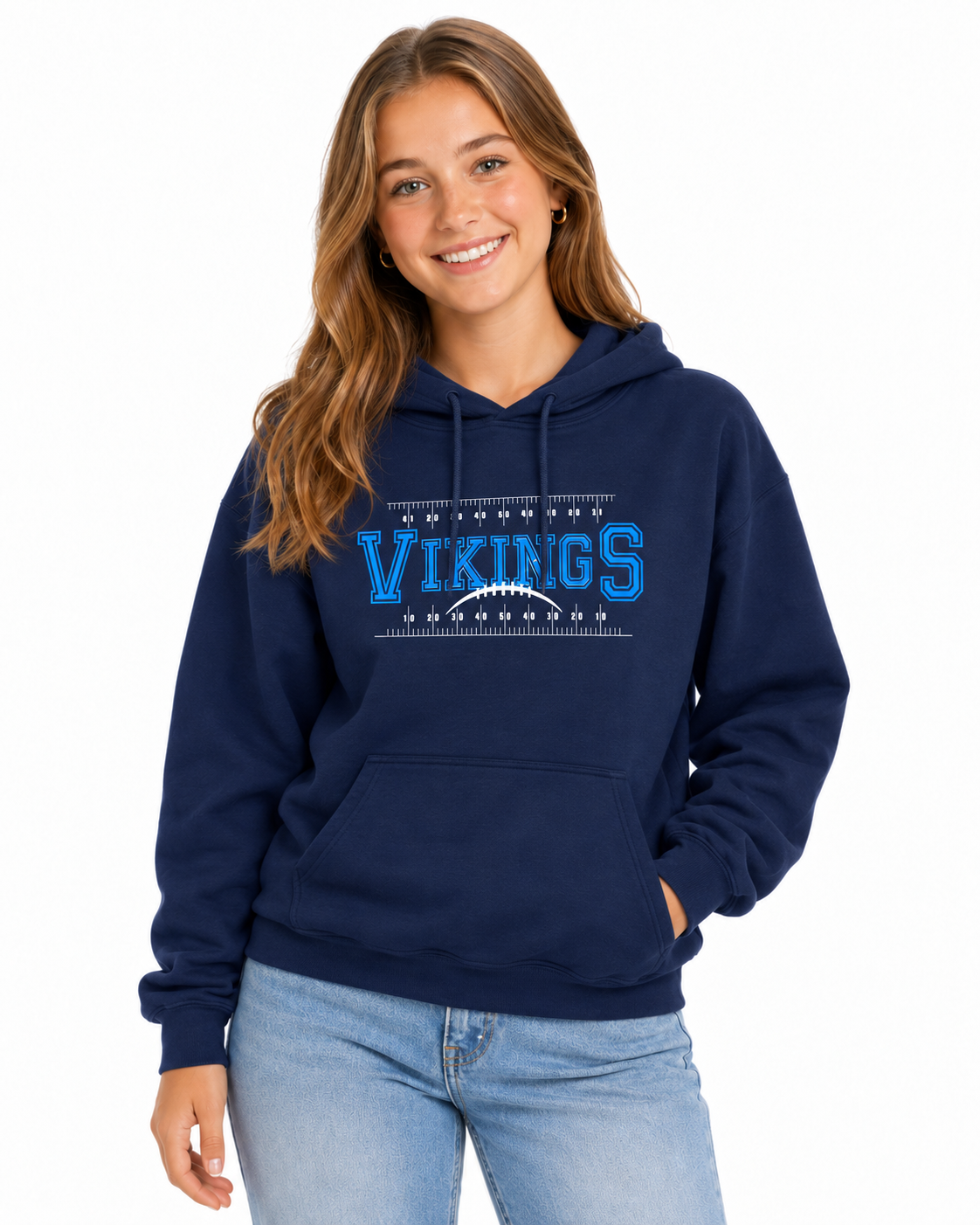 AVB Football 1 on Gildan Hoodie