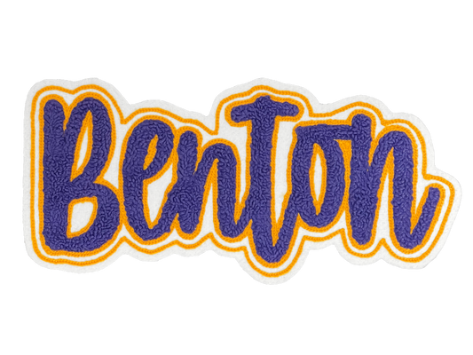 10" Benton 1 Chenille Patch