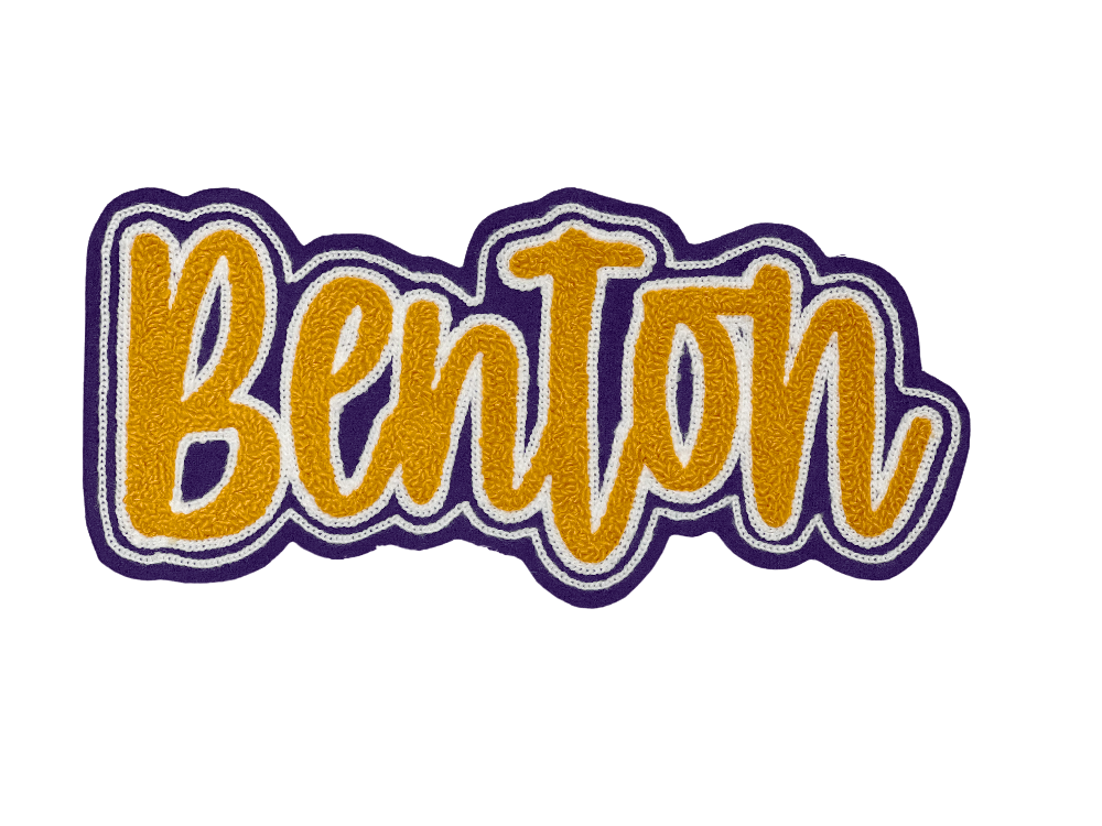 10" Benton 2 Chenille Patch