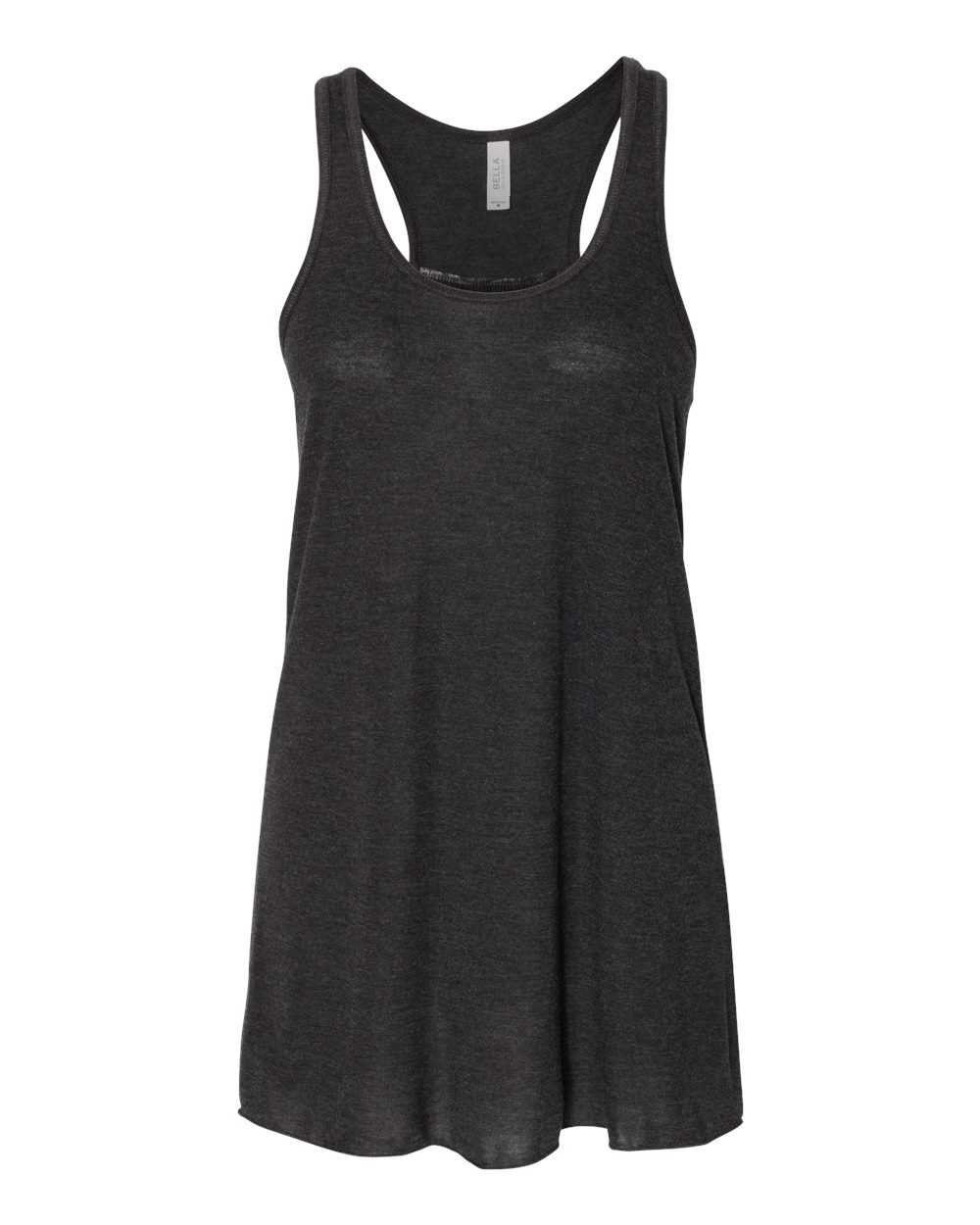 Black Htr Flowy Racerback Tank 8800