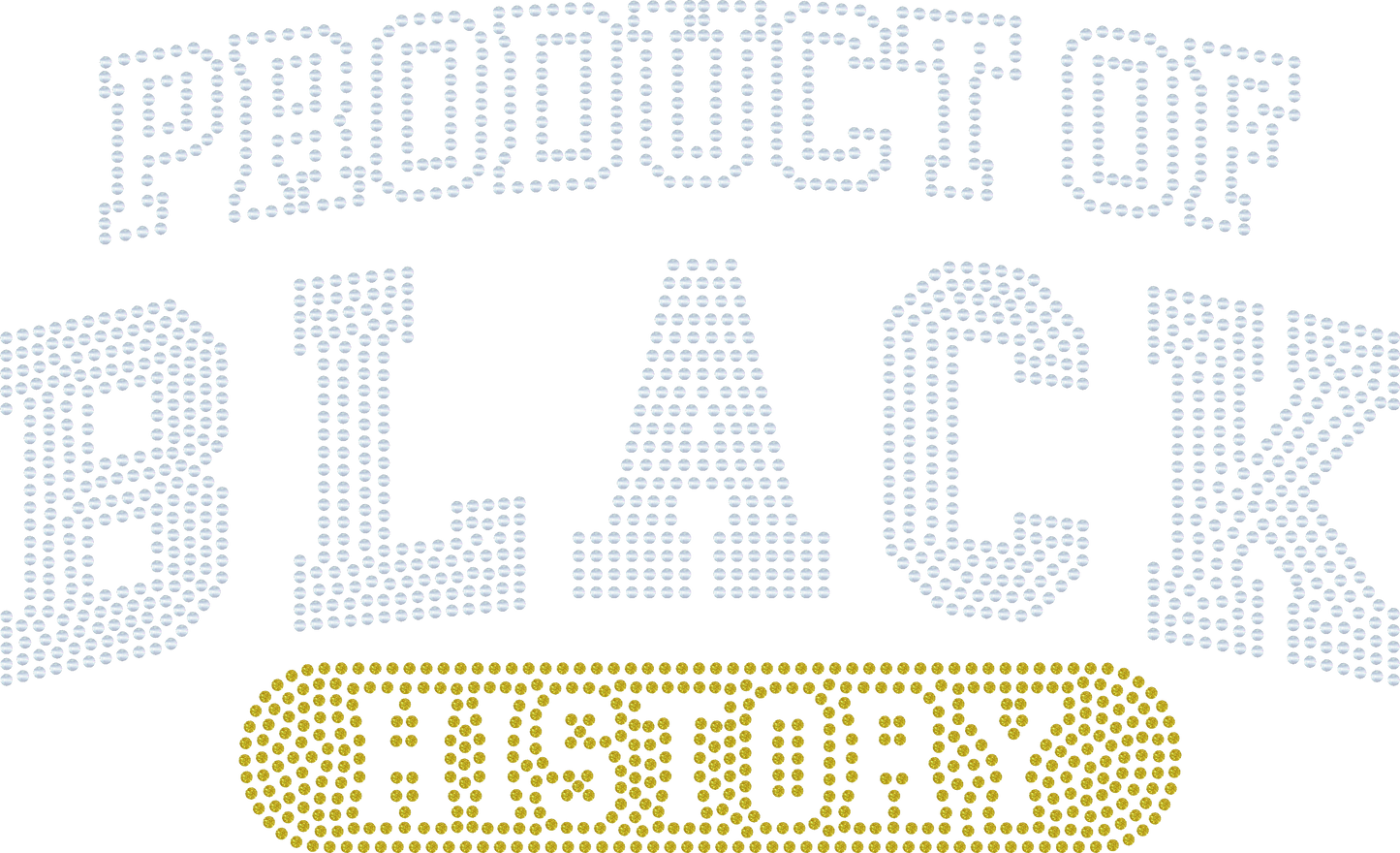 Lg Black History Spangle
