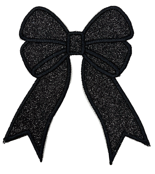 Applique Glitter Bows
