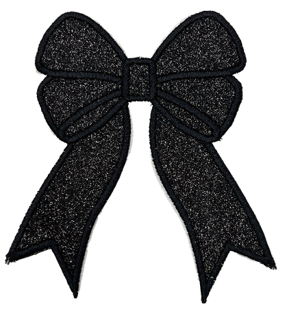 Applique Glitter Bows
