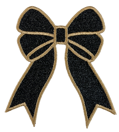 Applique Glitter Bows