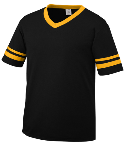 Sleeve Stripe V-Neck Adult Jersey 360