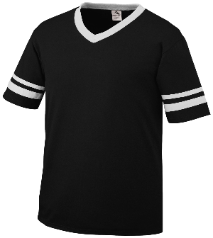 Sleeve Stripe V-Neck Adult Jersey 360