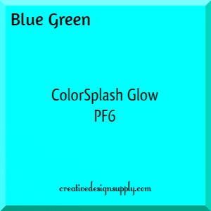 Blue Green ColorSplash Glow PF6 12"