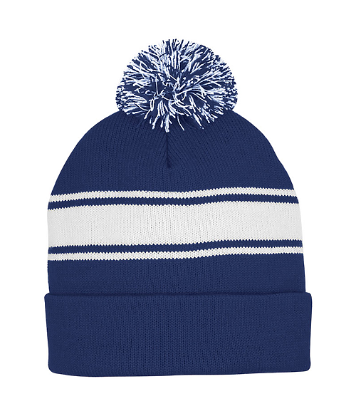 Striped Pom Beanie 5076MC