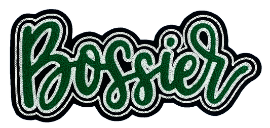 10" Bossier Chenille Patch