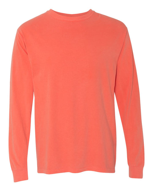 Bright Salmon CC Garment Dyed LS 6014