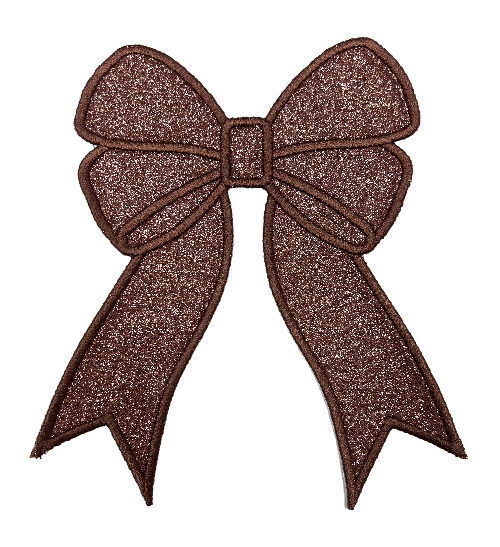 Applique Glitter Bows