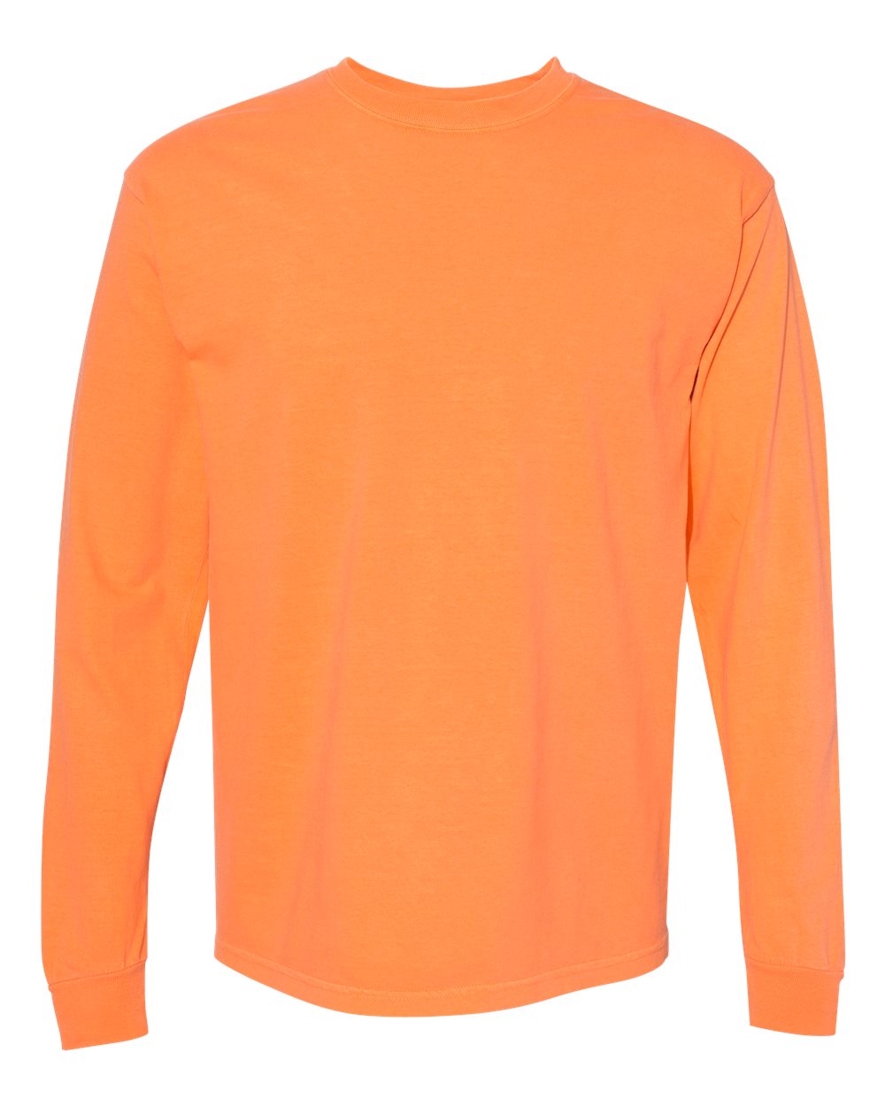 Burnt Orange CC Garment Dyed LS 6014