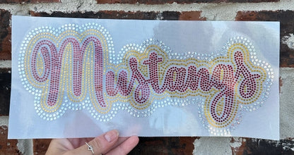 XL CMHS Mustangs 1 Spangles