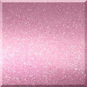 12" ColorSplash Transparent Glitter PSV