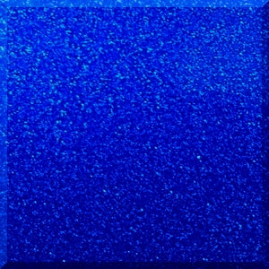 12" ColorSplash Transparent Glitter PSV