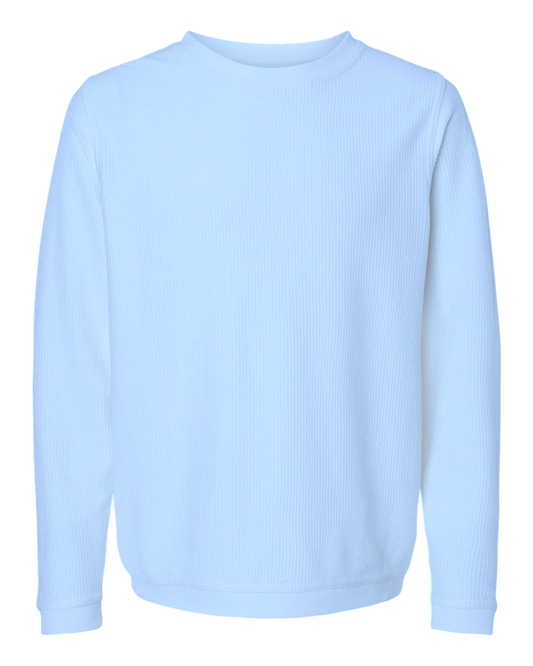 Carolina Blue Rally Corduroy Crew D02