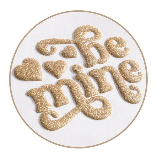 20”X12” Champagne Gold Glitter Puff HTV