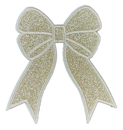 Applique Glitter Bows