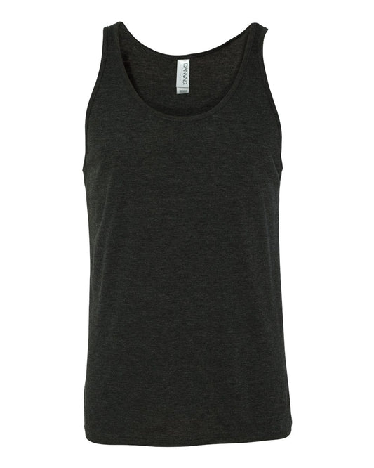 Charcoal Blk Tri BC Jersey Tank 3480