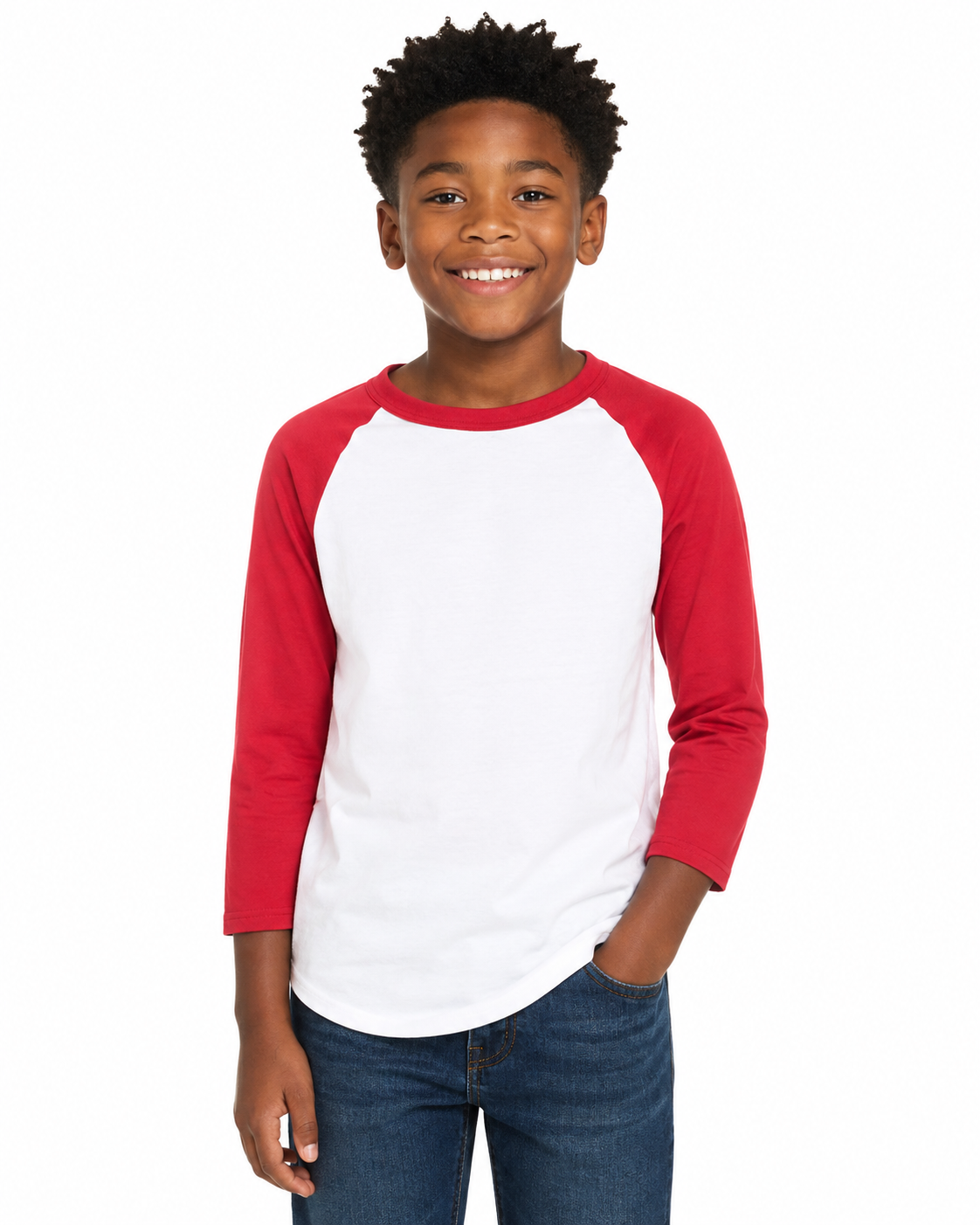3/4 Sleeve Youth Baseball Tee 4421