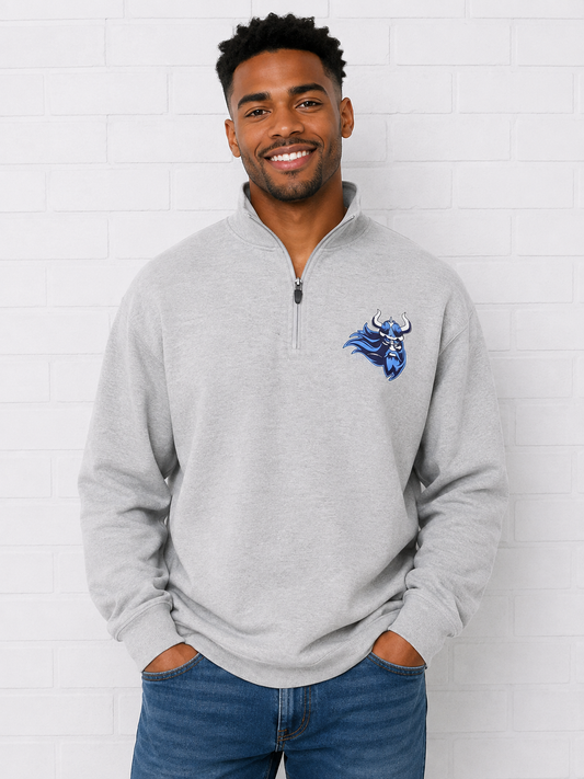 AVB Sport Grey SS Qtr Zip