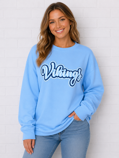 Airline Vikings Hydrangea CC RTW Crewneck