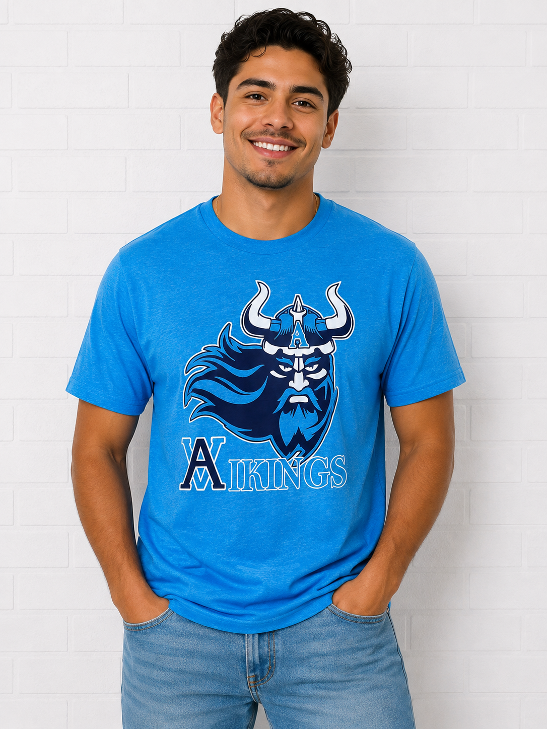 Airline Vikings 4 on Gildan Tee