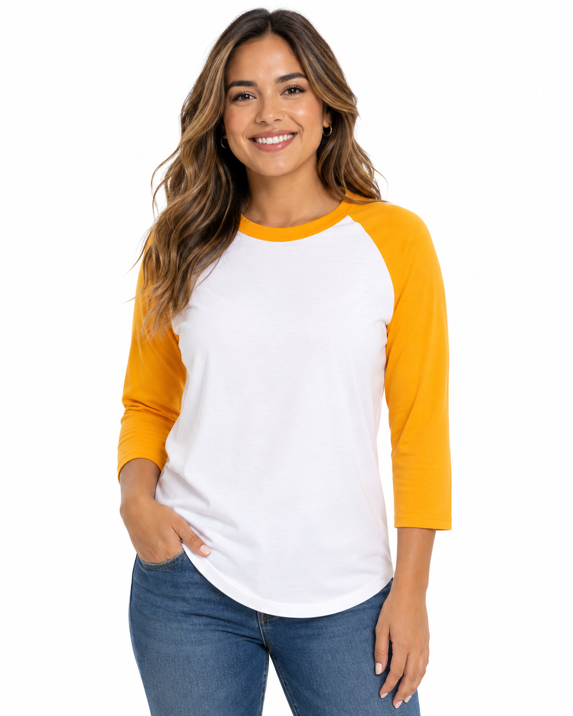 3/4 Sleeve Adult Baseball Tee 4420