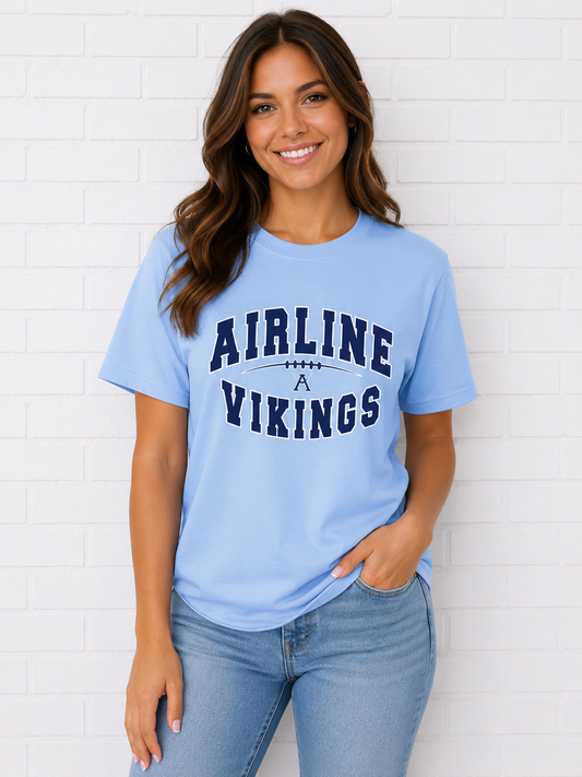 AVB Football Carolina Blue Tee