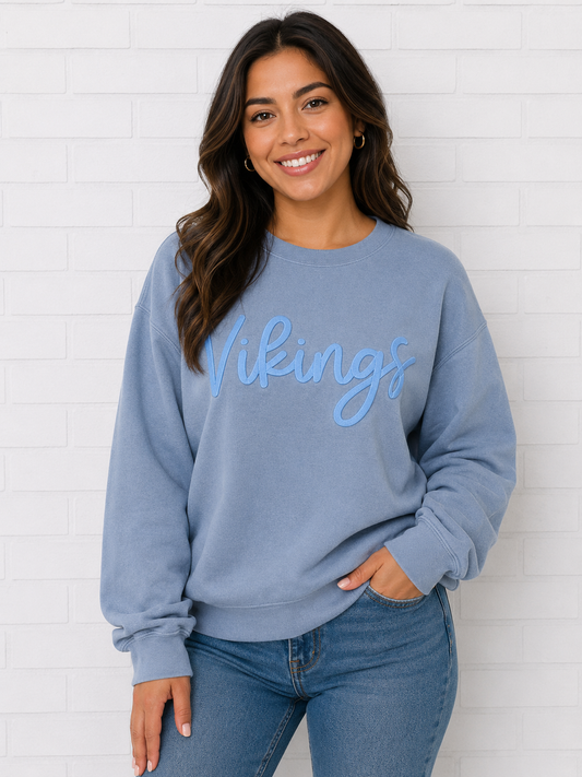 AVB Vikings Grey Crewneck EMB