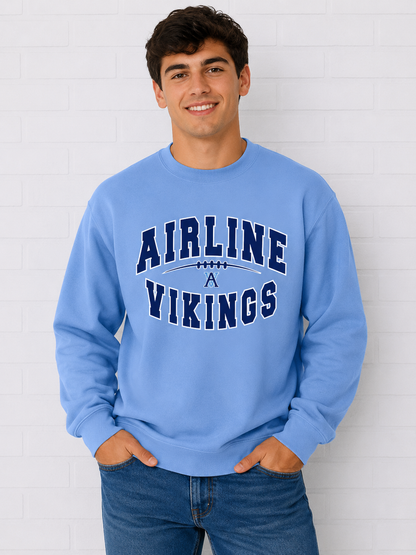AVB Football Carolina Blue SS Crewneck