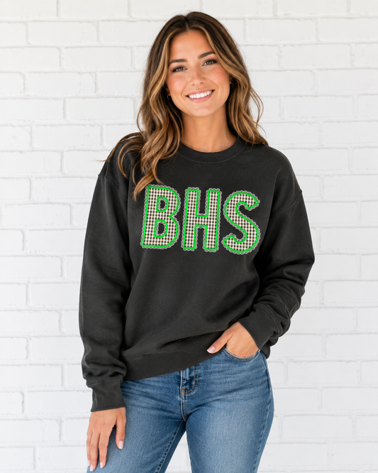 BHS 1 Lace Applique Gildan Crewneck