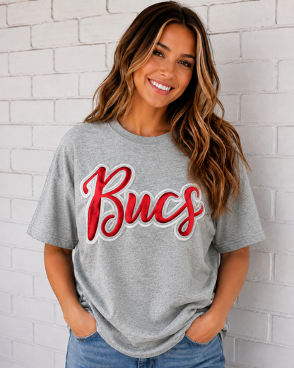 Haughton Bucs Sports Grey SS RTW Tee